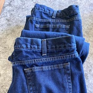 2 pairs Mens Hathaway fleece lined jeans 38”X 30